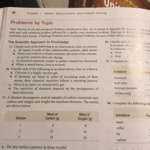Chemistry a molecule approach - Picture 7 of 7